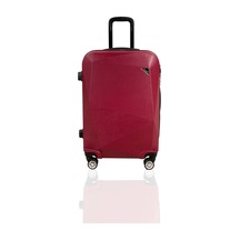 Polo&Sky Elmas Model Vişne Renk Orta Boy Valiz Bavul Vişne