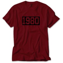 1982 Made Kırmızı Tişört-Kırmızı