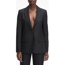 Calvin Klein Essentıal Taılored B Kadın Siyah Blazer