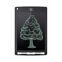 Writing Tablet Lcd 8.5 Inç Dijital Kalemli Çizim Yazı Tahtası Grafik Not Yazma Eğitim Tableti-siyah