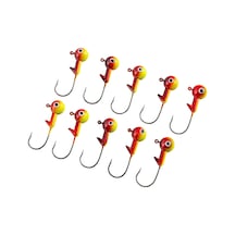 Jighead - Zoka - Kurşunlu Olta İğnesi - Xh-a 02 - Sarı Kır. - 21 Gr - 10 Adet