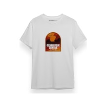 Ozark Folk Center Logo Beyaz Kısa Kol Erkek Tshirt 001