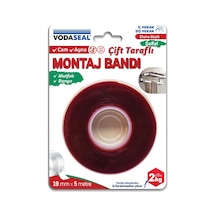 Vodaseal Montaj Bandı, 19mmx5mt, Şeffaf Genel