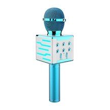 Mufunye Mavi Karaoke Bluetooth Mikrofon, Kablosuz Mikrofon Ds868
