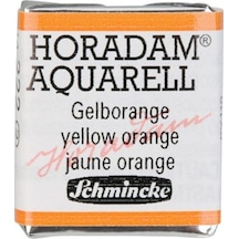 Schmincke Horadam Aquarell Artist Sulu Boya Yellow Orange Yarım Tablet