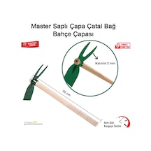 Master Saplı Çapa Çatal Bağ Bahçe Çapası N11.107