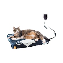 Kedi Minderi Isıtmalı Model 45x45cm 12v Adaptörlü Su Geçirmez Kdtes03