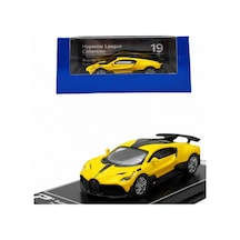 Hyper Car Bugatti Divo - Jaune Soufre - League Collection 1/64 Model Araba