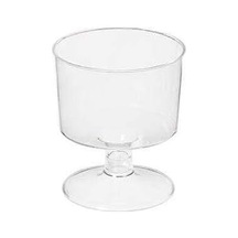 Ayaklı Shot Bardağı Şeffaf 50 Ml - 6 Adet Çok Renkli