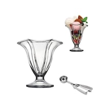 Tatlı Kasesi 6 Adet Dondurma Kaşığı Hediyeli 56567656756 Çok Renkli