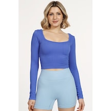Doremi Seamless Straplez Uzun Kollu Fitilli Büstiyer 001