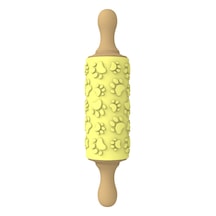 Mini Pati Desenli Merdane - Sarı