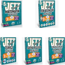 Ünlüler Karması 5. Sınıf Tüm Dersler Jett Fasikülleri Seti 5 Kita