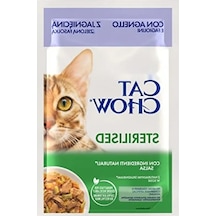 Kuzu Etli Kısırlaştırılmış Yetişkin Kediler İçin Yaş Kedi Maması, 26 X 85 Gr 0.75 LT - 2.5 LT - 12 KG