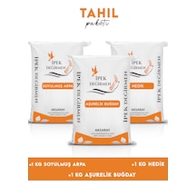 İpek Değirmen 3 Kg Aile Boy Taş Değirmen Hedik Arpa Buğday Paketi