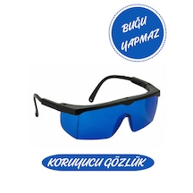 Buğulanmaz Mavi Koruyucu Gözlük