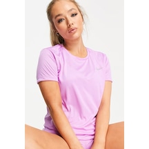 Nike Miler Dri Fit Tee Sırt Hava Panelli Koşu Spor Antrenman Tişörtü Mor Mor