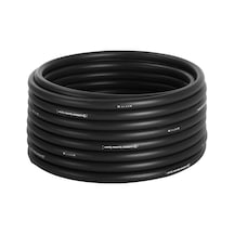 Yağmurlama Sistemi Döşeme Borusu: Fıskiye Sistemi Ve Boru Hattı İçin Merkezi Besleme Hattı, Alt Ve Üst Zemine Döşenebilir, Dış Çap 25 Mm, 50 M Rulo 2701-20 , Siyah Abanoz