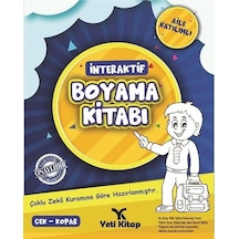 İnteraktif Boyama Kitabı 1- Yeti Kitap