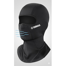 Flex Premium Yamaha Reflektörlü Siyah Kar Maskesi Model 201 Balaklava Balaclava Motorsiklet Scooter Bisiklet Spor