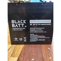 Black Batt 12v 55ah 10hr Bakımsız Kuru Tip Ups Akü 2023 Tarihli