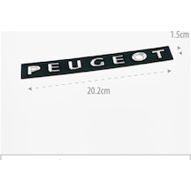 Peugeot Bagaj Yazı 3008-5008 2009 Ve 2016 Arası Modeller İçin Uyumlu