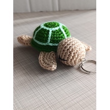 Caretta Örgü Anahtarlık Gümüş