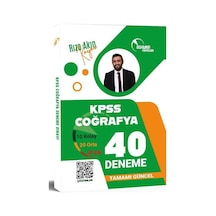Doktrin Kpss Coğrafya 40 Deneme Çözümlü