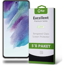 Samsung Uyumlu Galaxy S21 Fe Ekran Koruyucu Cam 5 Adet Ekonomik Paket (554293478) 20 Tl Fark Ile Apple  iPhone Hızlı Şarj Kablosu