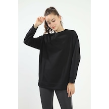 Blackjack Giyim Siyah Düz Sweat Unisex siyah