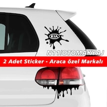 Kia Optima Sticker 2Adet Kapı Far Tampon Bagaj Stickerı