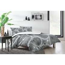 Taç.3464 60286632 -rnf Cıft Kslk Nevresım Takımı Sparkle Grı Çok Renkli
