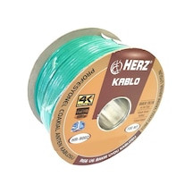 Herz RG6 U6 Uydu Anten Kablosu 100 M Yeşil