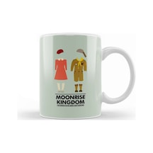 Moonrise Kingdom Outfit Movie Silhouette Kupa Bardak Porselen Karışık