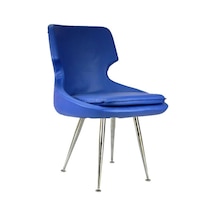 Mobilyakeyfi Bürocci Zaga Metal Ayaklı Misafir Koltuğu-Lacivert-2023P0103