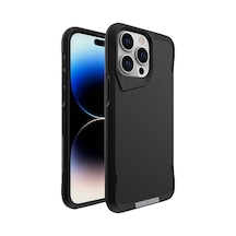 Apple Uyumlu iPhone  15 Pro Kılıf Zore Airbag Kenarlı T-max Mat Standlı Kapak