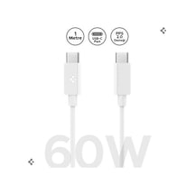 Spigen Usb-c To Usb-c 1 Metre Kablo 60w Güç / Pps 2.0 Super Hızlı Şarj / 480 Mbps Data Aktarım Hızı Standart