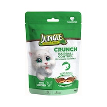 2 Adet Jungle Crunch Kedi Ödül Maması Tüy Yumağı Kontrolü