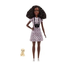 Barbie Meslekler Kariyer Bebekleri Fotoğrafçı Zenci Barbie Köpeği