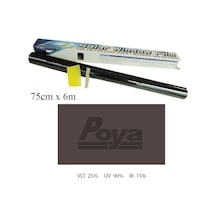 Siyah Cam Filmi 75Cm X 6M - Black %25 Aparatlı