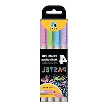 Prime Ink Multisurface 4'lü Pastel Markör 124-Pembe
