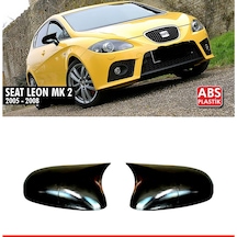 Seat Leon Mk2 2005-2008 Batman Parlak Siyah Yarasa Ayna Kapağı