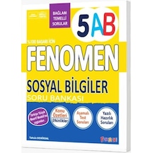 5. Sınıf Sosyal Bilgiler Fenomen Soru Bankası Fenomen Okul Yayınları
