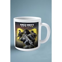 Call Of Duty Oyun Baskılı Kupa Bardak Çift Taraflı Kişiye Özel Model 22 Çok Renkli