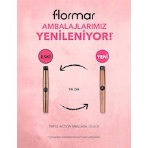 3 Kademeli Ayarlanabilir Maskara Siyah - Triple Action Mascara - 001-8690604275588 Çok Renkli