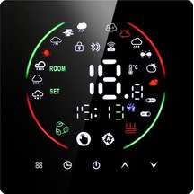 Urbannest Akıllı Tuya Wifi Termostatı Ev İçin 16a Küçük Boyutlu Sıcaklık Kontrol Cihazı Lcd Ekran Dijital Termostat