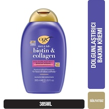 OGX Dolgunlaştırıcı Biotin & Kolajen Sülfatsız Bakım Kremi 2 X 385 ML