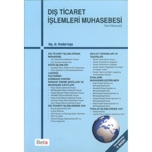 Dış Ticaret Işlemleri Muhasebesi Ferudun Kaya Beta
