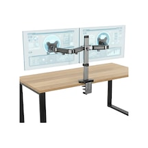 Npo Std55024s Basic 17"-32" Geniş Aralıklı Hareketli Vesa Çift Kol Monitör Tutucu