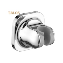 Gümüş Delme Yok Duş Tabanı Kendinden Yapışkanlı Duvara Monte Kaymaz Büyük Yük Taşıyan Ayarlanabilir Açı El Duş Başlığı Tutucu Gümüş